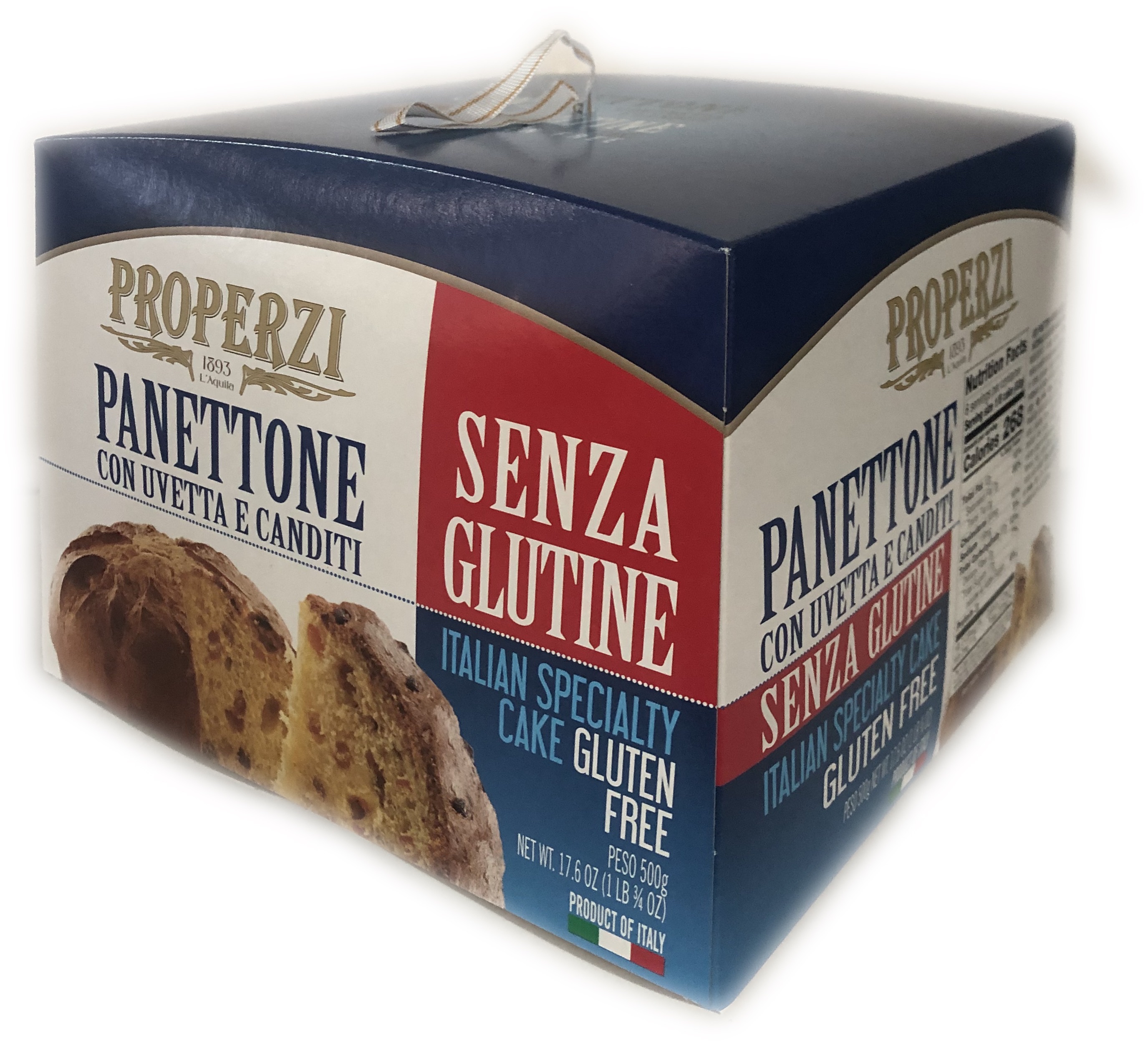 Pandoro italien panettone sans gluten et sans lactose - Nutrifree